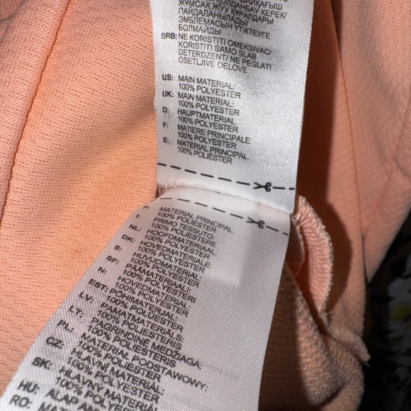 Adidas Woman’s Light Orange Hoodie - Picture 6 of 6